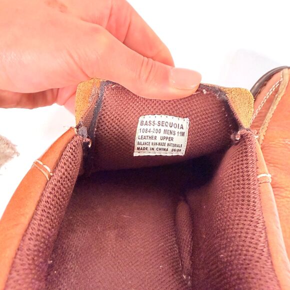 Bass Sequoia‎ Mens Brown Leather Loafers Size 11 Academia main image 4
